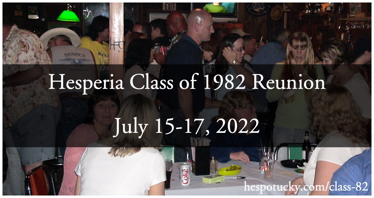 Hesperia Class of 1982 banner
