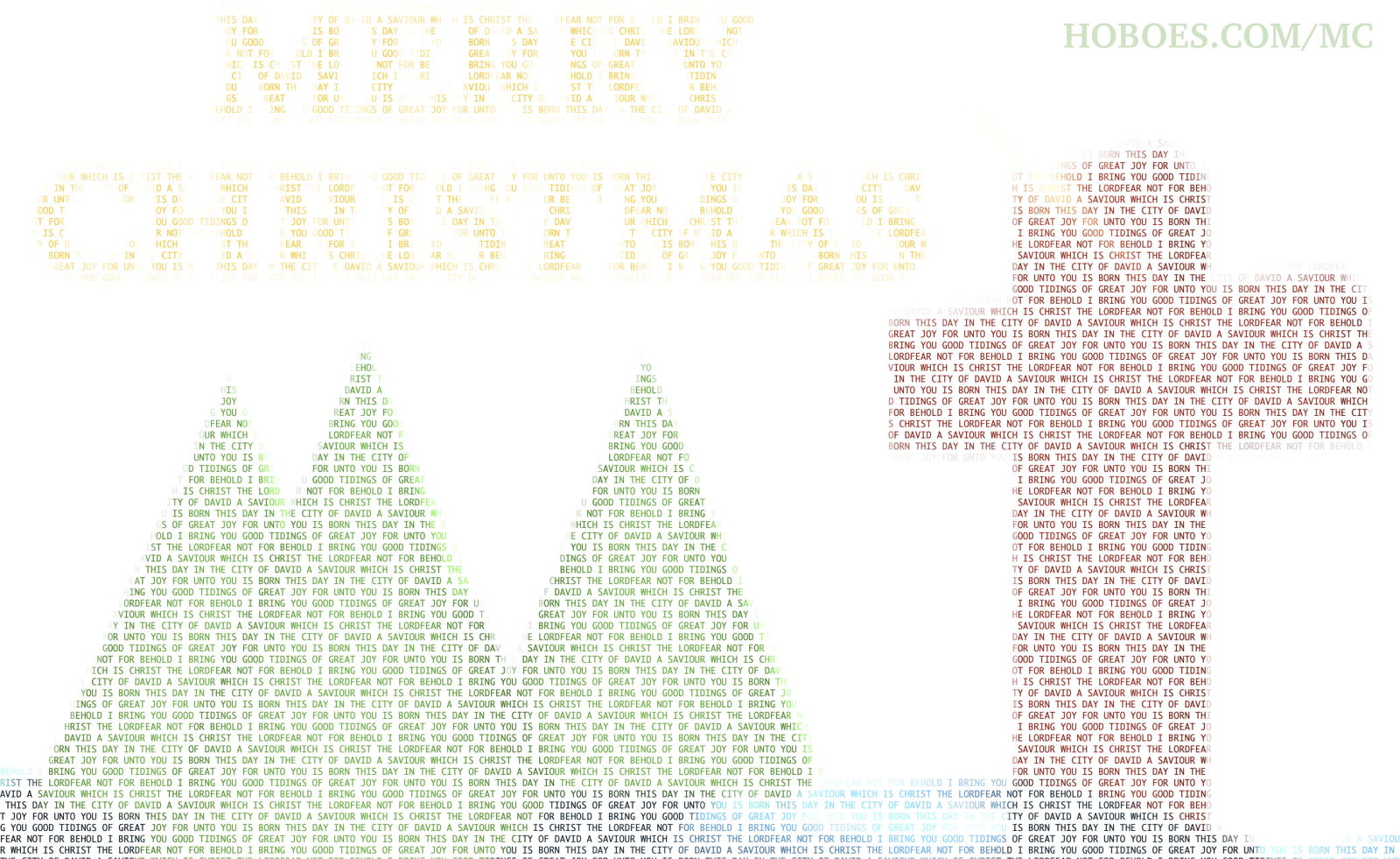 ASCII Christmas with Short URL