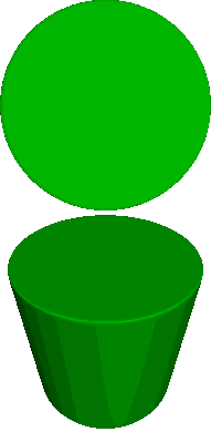 Superellipsoid cylinder