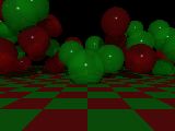 Randomly-colored spheres