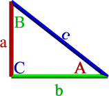 Triangle angles and sides