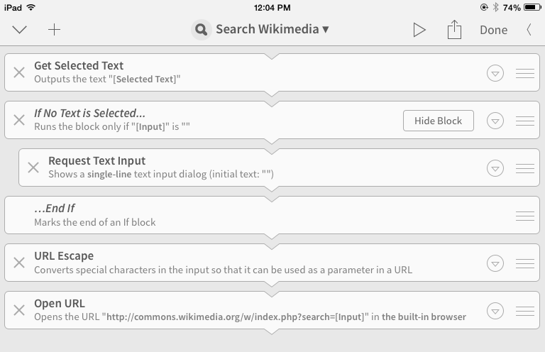 Editorial workflow: An Editorial workflow for searching Wikimedia Commons.; Editorial; Wikimedia Commons