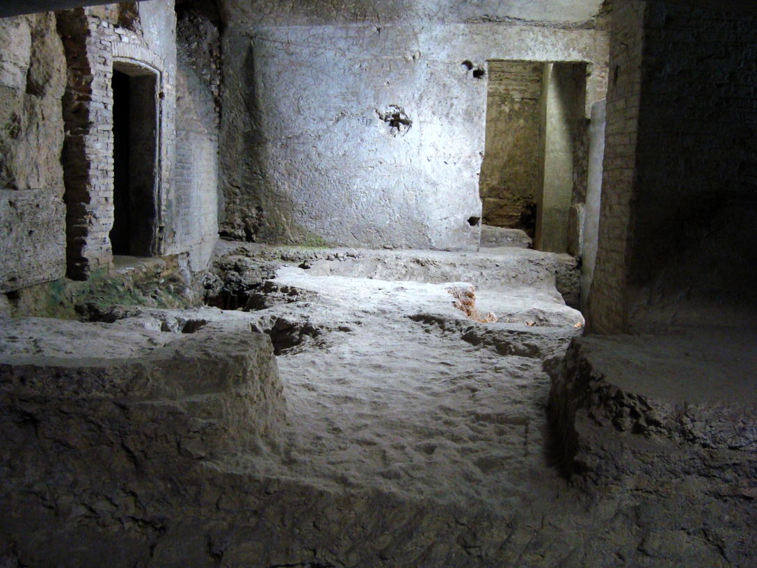 The Crypt of Balbus: Crypta balbi, sottoterri.; temples; Rome