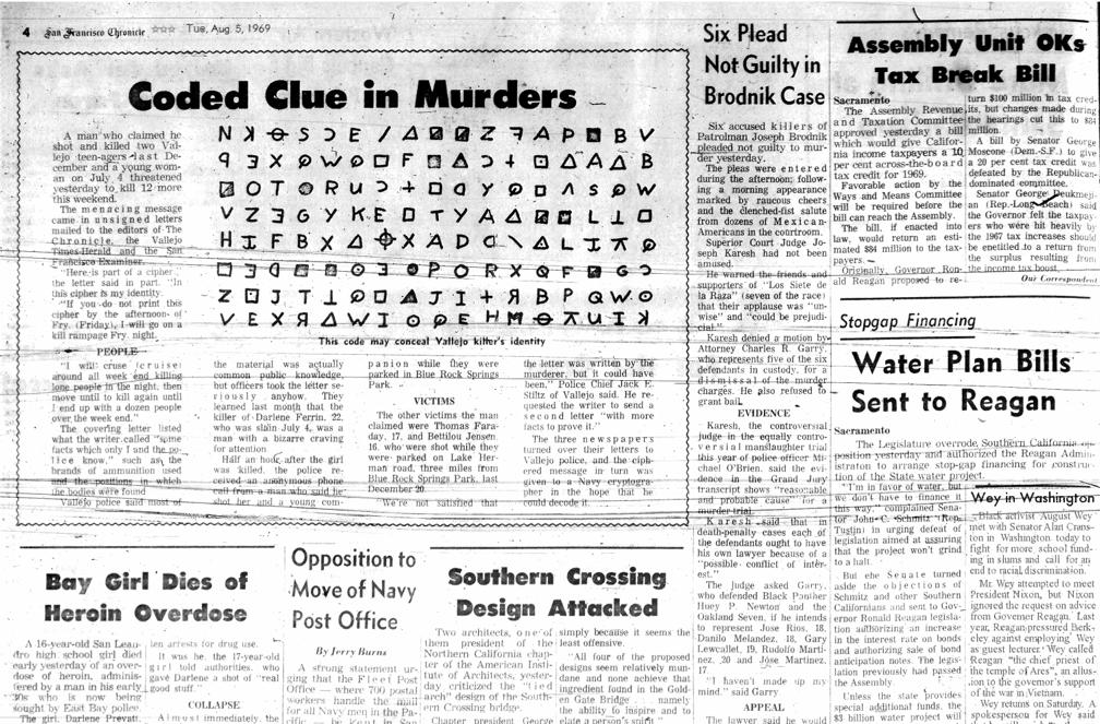 Wey in Washington: The “Wey in Washington” article from the San Francisco Chronicle, Tuesday, August 5, 1969.; adventures; San Francisco; newspapers