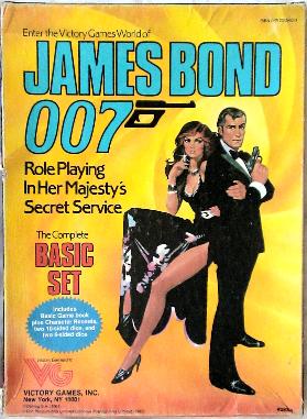 James Bond 007 cover: James Bond 007 cover on Experience in world-based role-playing games