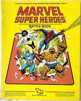 Marvel Super Heroes cover: Marvel Super Heroes cover on Experience in world-based role-playing games