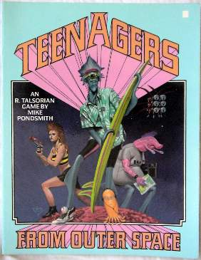 Teenagers from Outer Space cover: Teenagers from Outer Space cover on Experience in world-based role-playing games