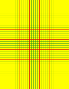 Yellow grid: Yellow grid on Hex and square grids for mapping
