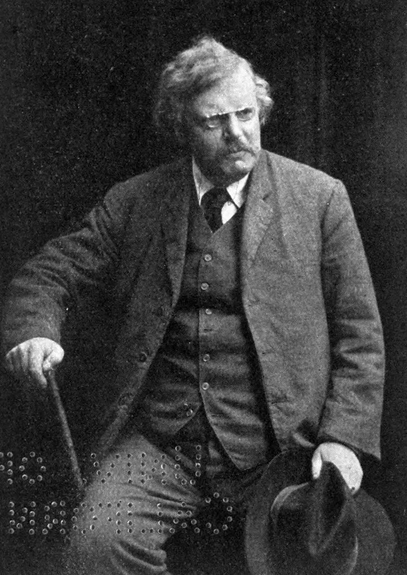 G.K. Chesterton: Photo of Gilbert Keith Chesterton, “no later than 1922”.; Sandman; G. K. Chesterton