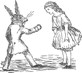 alice-rabbit: From Chapter II of Alice’s Adventures under Ground