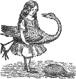 ostrichgame: From Chapter IV of Alice’s Adventures under Ground