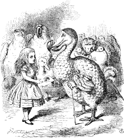 dodo: From  of Lewis Carroll’s Alice in Wonderland