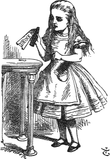drinkme: From  of Lewis Carroll’s Alice in Wonderland