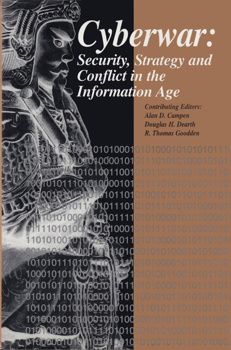 Cyberwar: Cover to the 1996 Cyberwar essay collection.; war; nineties; futurism