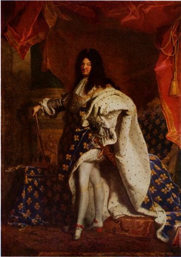 Louis XIV: Painting of Louis XIV in 1701 by Rigaud.; Louis XIV