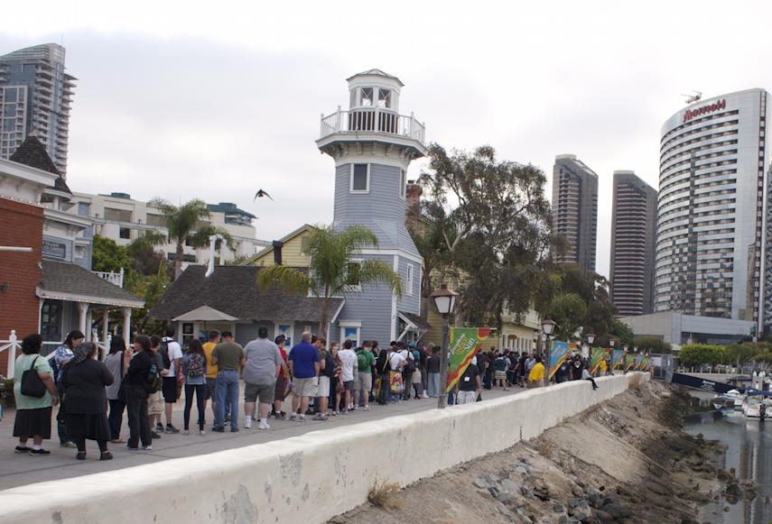 Comic-Con 2012 pre-registration line