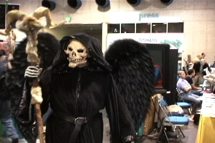 Death in Black: No idea who this is other than some form of death. Also from, I’m pretty sure, 2003.; Comic-Con; San Diego Comic-Con; death; 2003