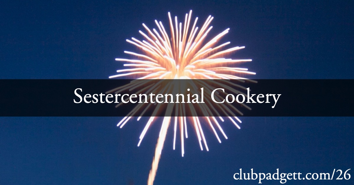 Sestercentennial Cookery sharing image