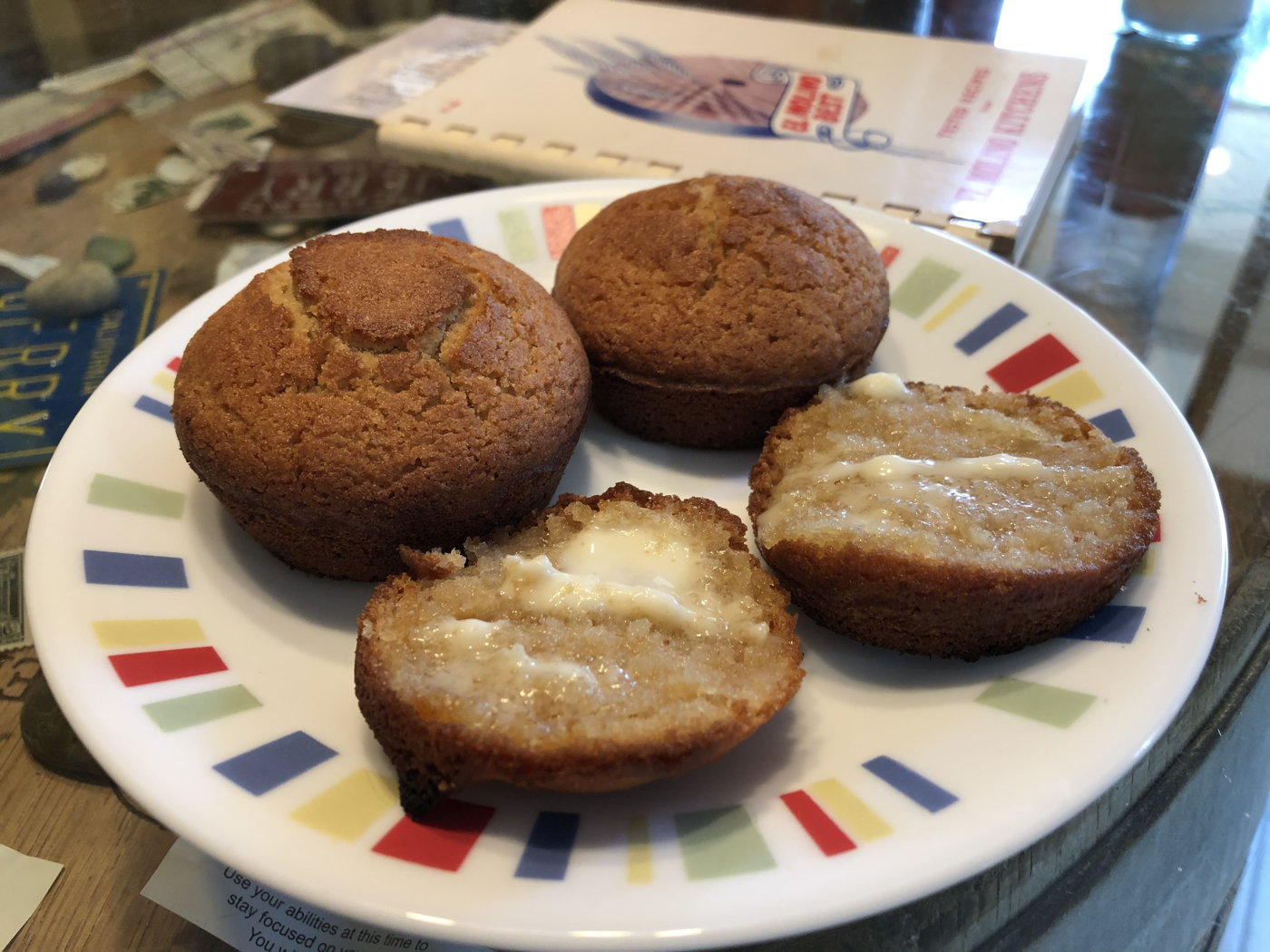 Brown Rice Flour Muffins: Brown Rice Flour Muffins, from the 1953 El Molino Best.; muffins; El Molino Mills; rice flour
