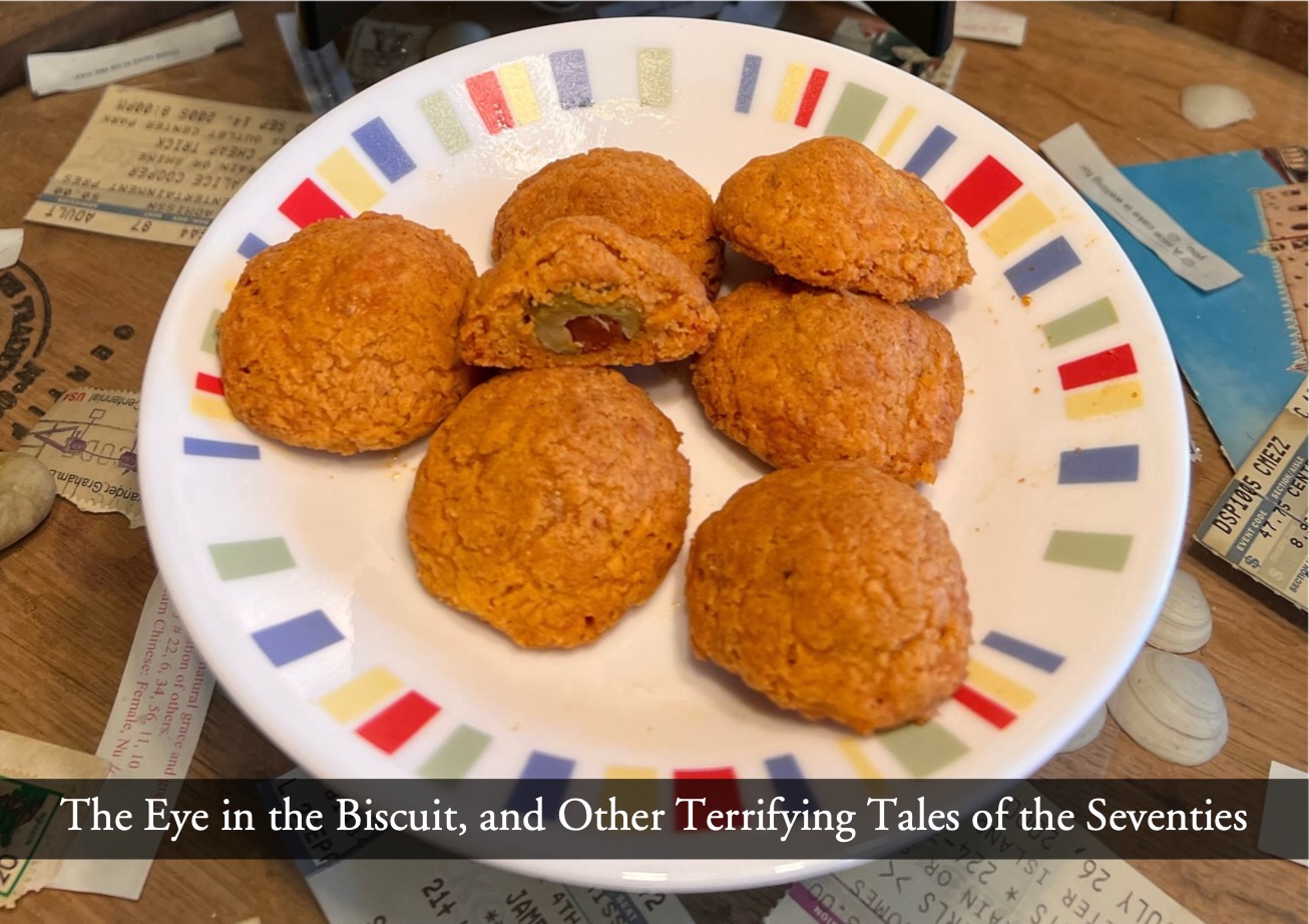 The Eye in the Biscuit: The Eye in the Biscuit, and Other Terrifying Tales of the Seventies.; food; H. P. Lovecraft; memes