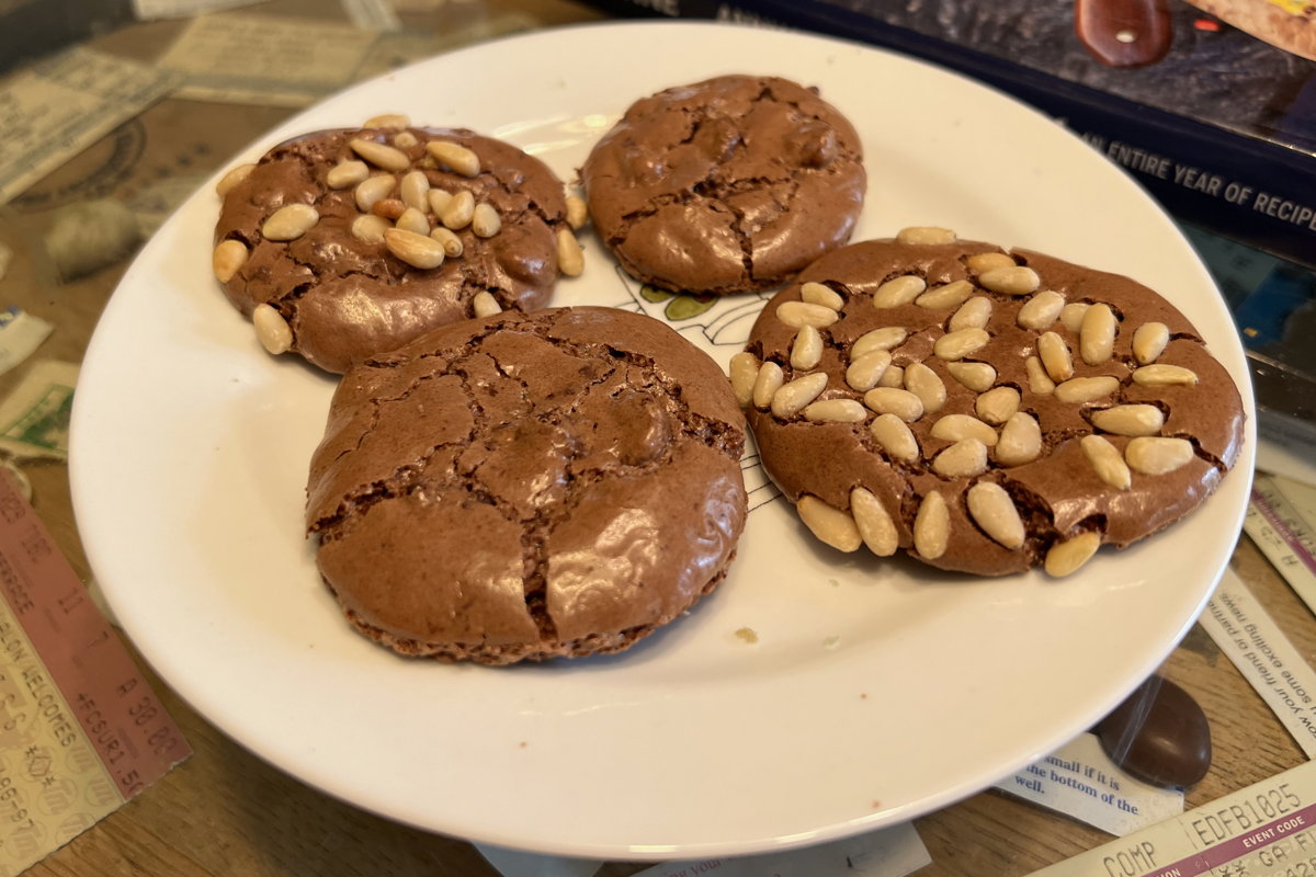 Chocolate Amaretti Cookies