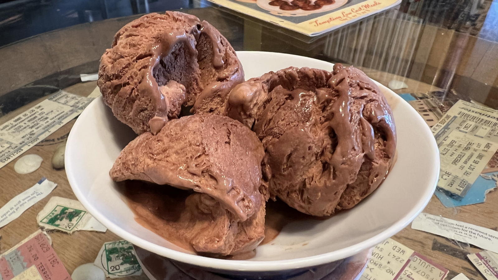 Chocolate Pet Milk ice cream