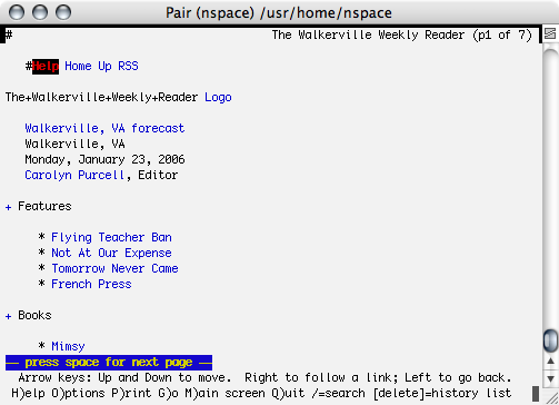 Before CSS2 Positioning: Before CSS2 Positioning on A new, accessible Mimsy