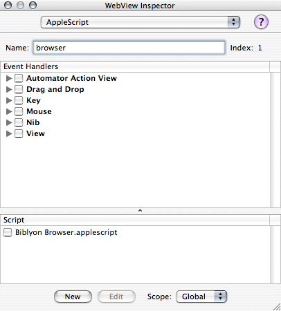 AppleScript Studio Name Web View: AppleScript Studio Name Web View on Create a web browser in AppleScript Studio