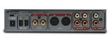 M-Audio Audiophile Back: M-Audio Audiophile Back on M-Audio FireWire Audiophile