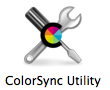 ColorSync Utility Icon: ColorSync Utility Icon on Quality reduced file size in Mac OS X Preview