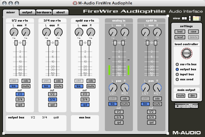 M-Audio FireWire Audiophile Mixer: M-Audio FireWire Audiophile Mixer on M-Audio FireWire Audiophile