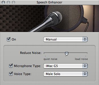 GarageBand Speech Enhancer: GarageBand Speech Enhancer on iLife ’06 Review: The Good and the Ugly