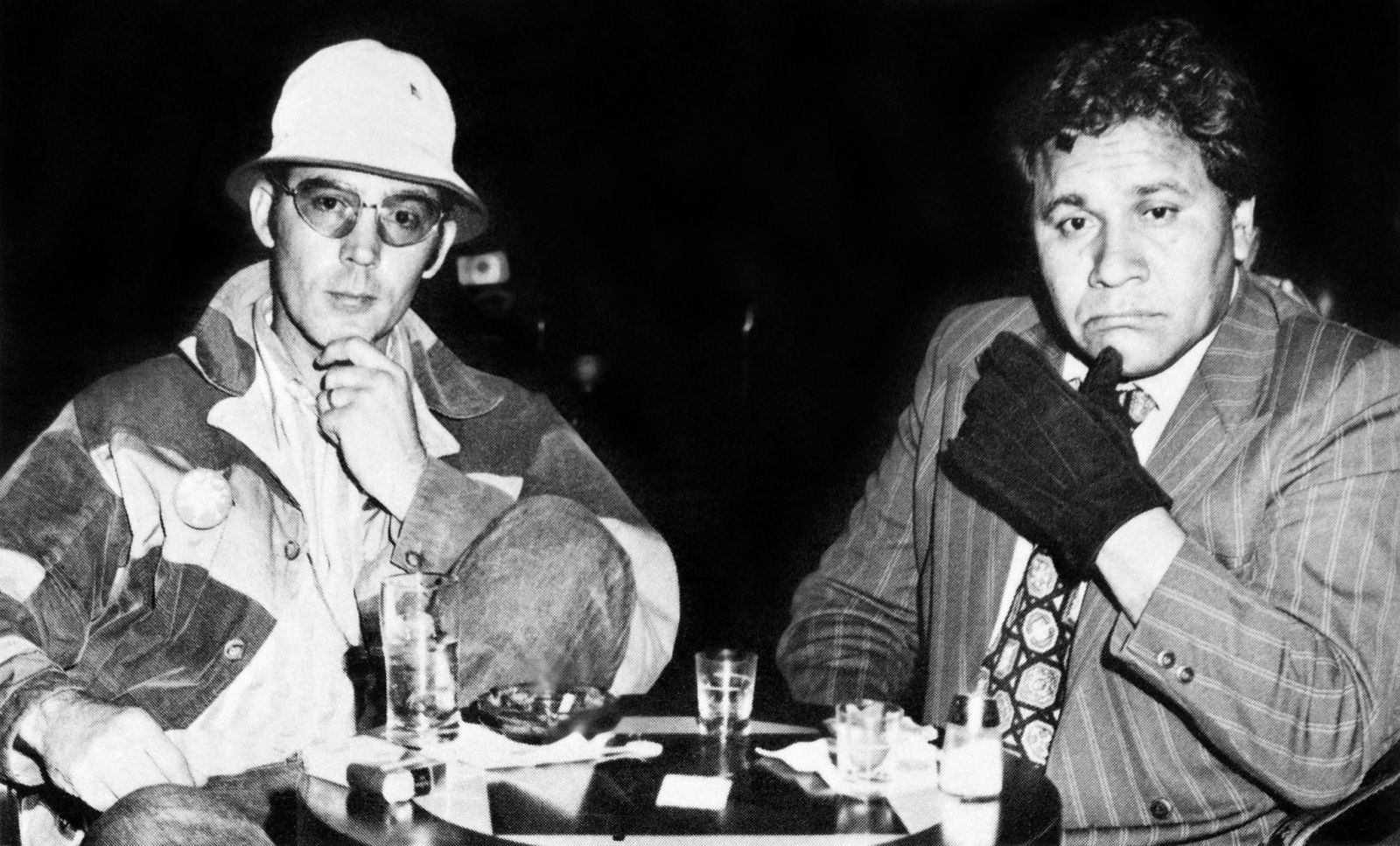 Hunter S. Thompson and Oscar Zeta Acosta: Hunter S. Thompson and Oscar Zeta Acosta, Las Vegas ca. March-April 1971. “Originally published on the back of the dust jacket for the 1972 first edition of Thompson&#39;s novel Fear and Loathing in Las Vegas, published by Random House.”; Hunter S. Thompson; Oscar Zeta Acosta