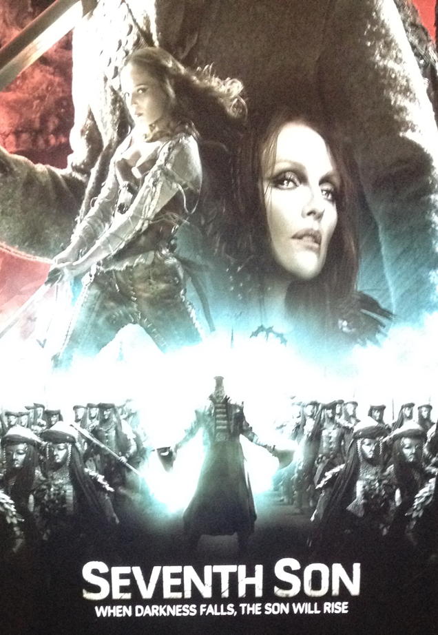 Seventh Son: Movie poster. “When darkness falls, the son will rise.”; movie