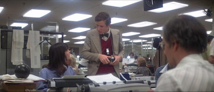 Lois and Jimmy: Lois Lane and Jimmy Olsen in the newsroom.; news; Superman