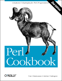 Perl Cookbook Cover: Perl Cookbook Cover on Perl Cookbook