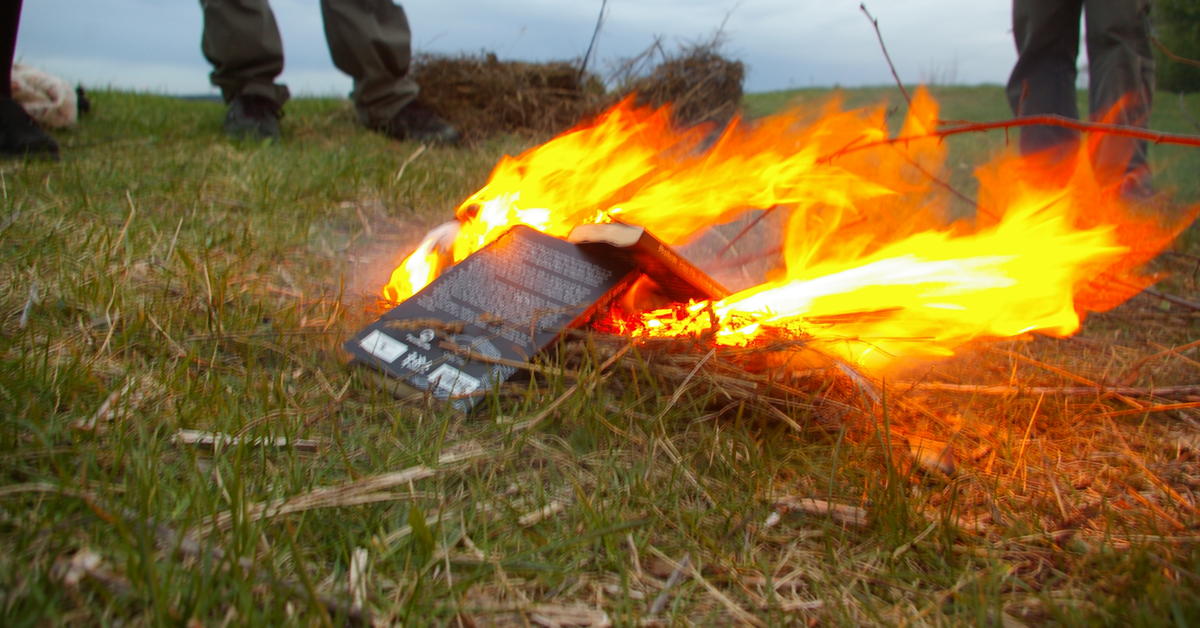 Book burning