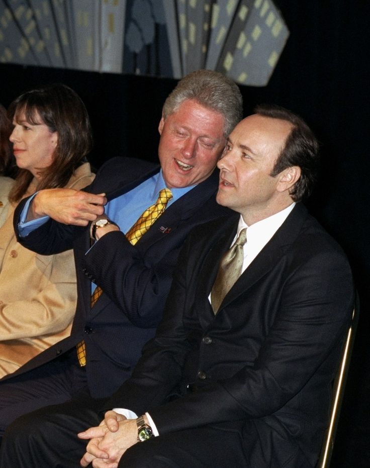 Bill Clinton and Kevin Spacey