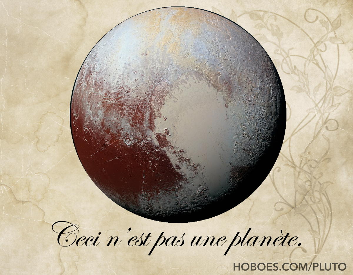 The Treachery of Pluto: “Ceci n’est pas une planète.”; Pluto; Magritte