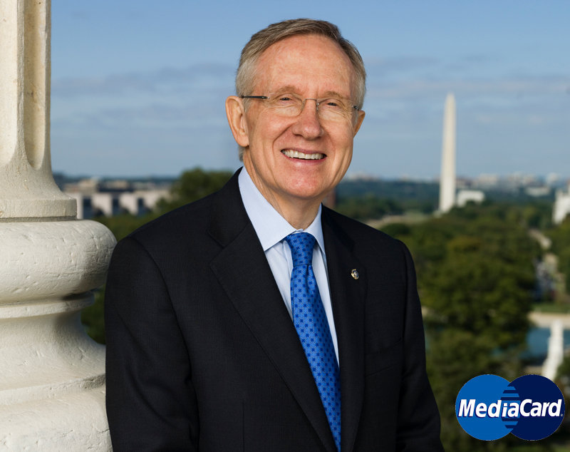 MediaCard Harry Reid: Spin from Harry Reid is priceless. For everything else, there’s MediaCard.; Harry Reid