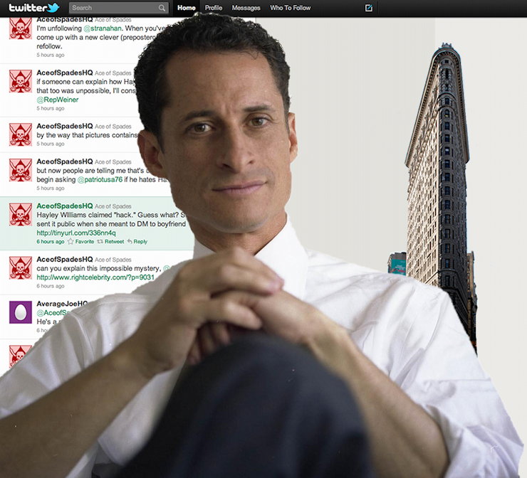 Anthony Weiner on Twitter