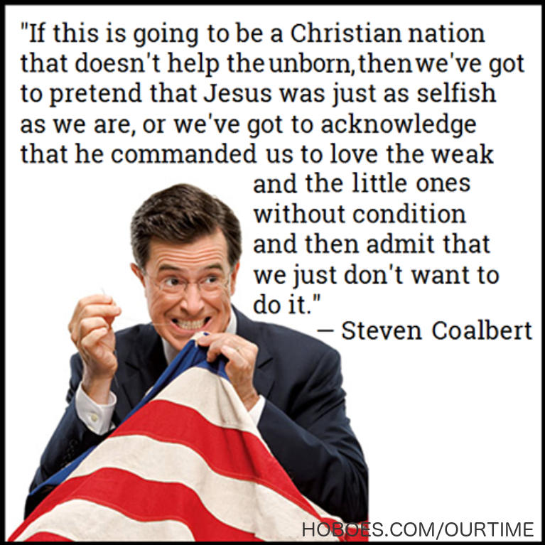 Stephen Colbert’s Christian Nation