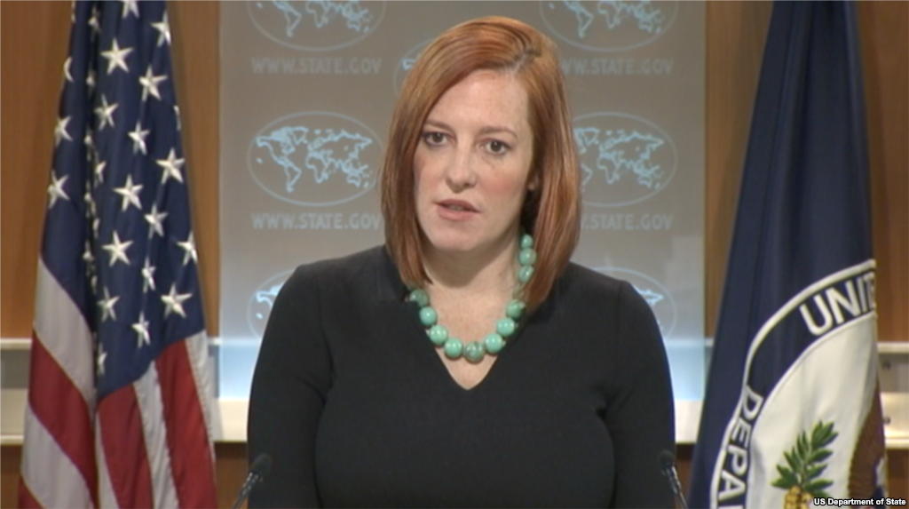 Jen Psaki: “U.S. Department of State Daily Press Briefing by Spokesperson Jen Psaki, Mar 19, 2015.”; State Department; Jen Psaki; Obama administration