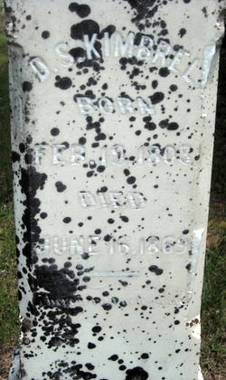 Dan Kimbrel’s grave: The gravestone of “Uncle Dan” Kimbrel of Louisiana.; Louisiana; graveyards; cemetaries