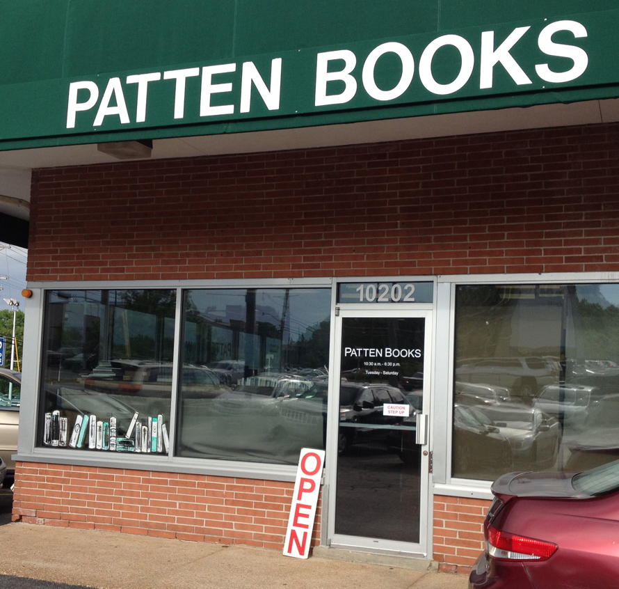 Patten Books: Storefront for Patten Books on 10202 Manchester Road in St. Louis.; bookstores; St. Louis