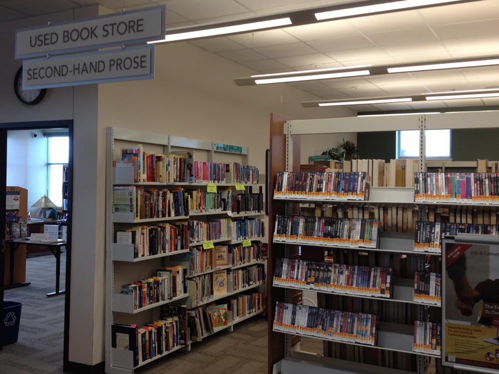 Second Hand Prose: The bookstore inside the Georgetown Public Library.; libraries; bookstores; Georgetown