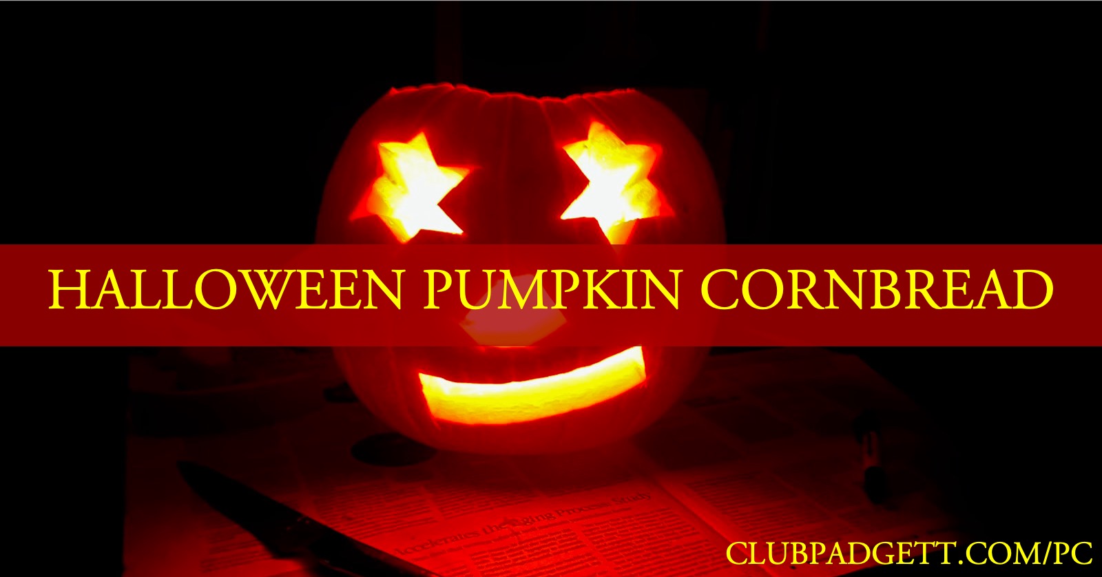 Pumpkin cornbread sharing image