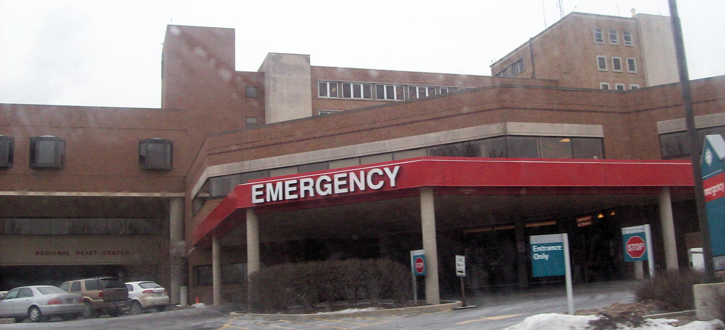 Parkview Hospital Emergency: “The emergency room entrance of Parkview Hospital in Fort Wayne, Indiana. 2/1/2008”; hospitals; Indiana