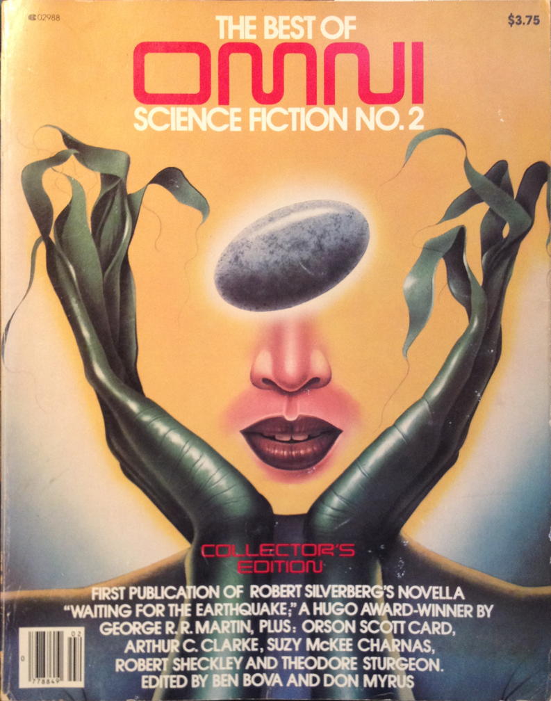 Best of Omni 2 cover: Fred-Jurgen Rogner’s cover for the Best of Omni Science Fiction no. 2.; science fiction; OMNI Magazine