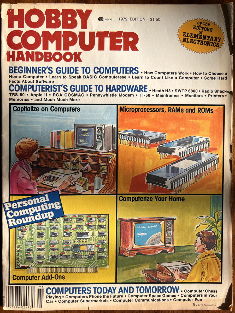 Hobby Computer Handbook 1979 Edition: Cover for 1979 edition of Hobby Computer Handbook.; magazines; computer history; Hobby Computer Handbook